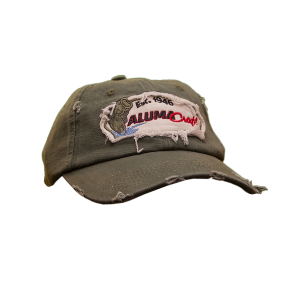 Distressed Patch Walleye Hat