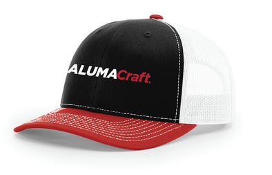 ALUMACRAFT Trucker Snapback Cap Red/Gray/Black